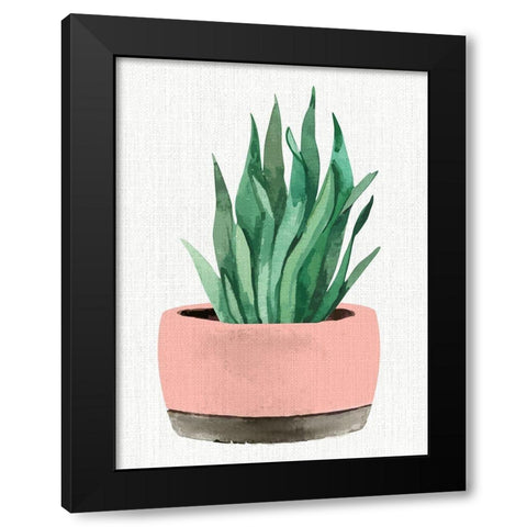 Planted 1 Black Modern Wood Framed Art Print with Double Matting by Allen, Kimberly