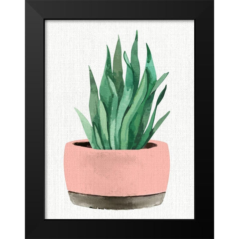Planted 1 Black Modern Wood Framed Art Print by Allen, Kimberly