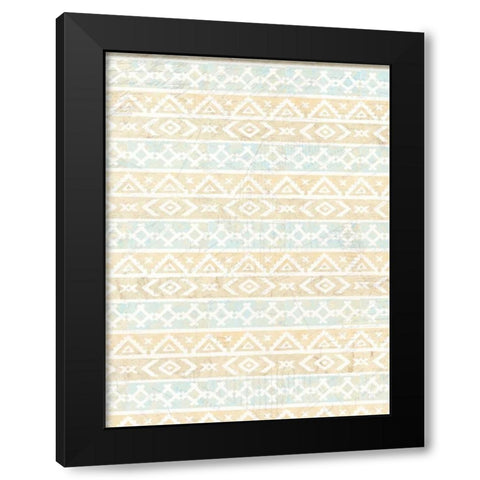 Golden Day Pattern Black Modern Wood Framed Art Print by Allen, Kimberly