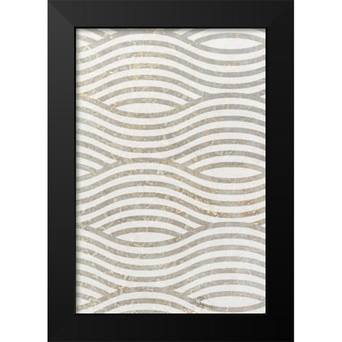 Concrete Panel A Black Modern Wood Framed Art Print by Allen, Kimberly