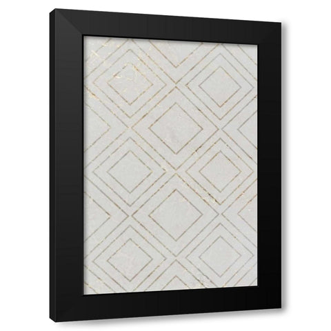Concrete Panel B Black Modern Wood Framed Art Print with Double Matting by Allen, Kimberly