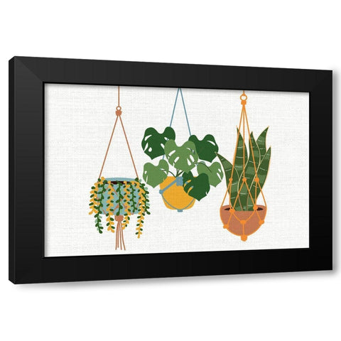 Three Black Modern Wood Framed Art Print with Double Matting by Allen, Kimberly