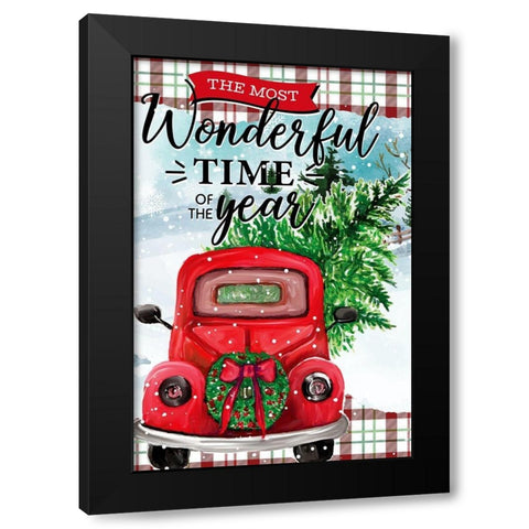 The Most Wonderful Black Modern Wood Framed Art Print with Double Matting by Allen, Kimberly