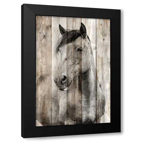 Young 1 Black Modern Wood Framed Art Print by Allen, Kimberly