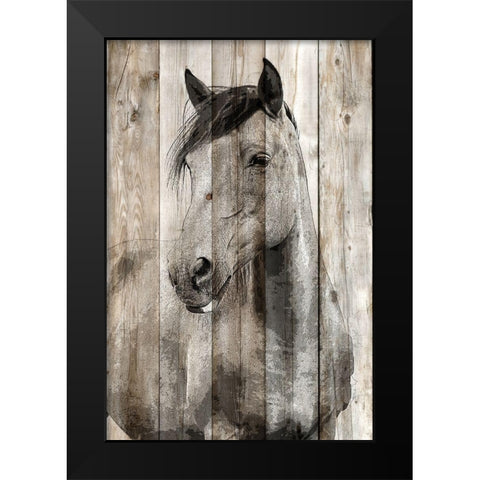 Young 1 Black Modern Wood Framed Art Print by Allen, Kimberly