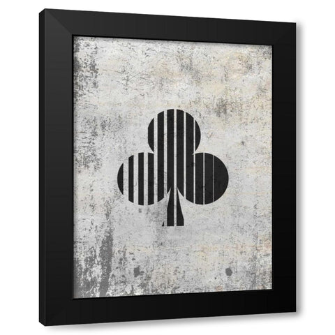 Lets Play B Black Modern Wood Framed Art Print with Double Matting by Allen, Kimberly