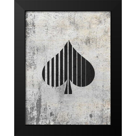 Lets Play D Black Modern Wood Framed Art Print by Allen, Kimberly