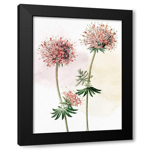 Watercolor Crosswort Black Modern Wood Framed Art Print by Allen, Kimberly
