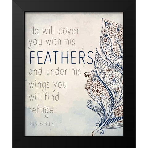 Find Refuge Black Modern Wood Framed Art Print by Allen, Kimberly