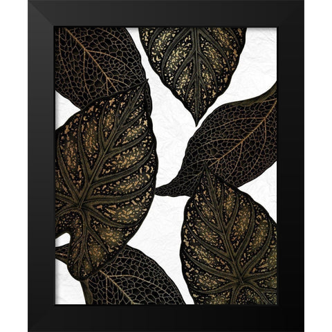 Tropical Black 1 Black Modern Wood Framed Art Print by Allen, Kimberly