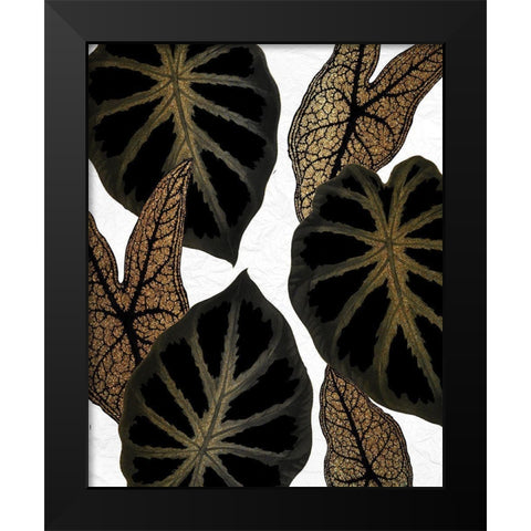 Tropical Black 2 Black Modern Wood Framed Art Print by Allen, Kimberly