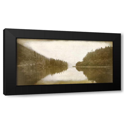 Reflection Black Modern Wood Framed Art Print by Allen, Kimberly