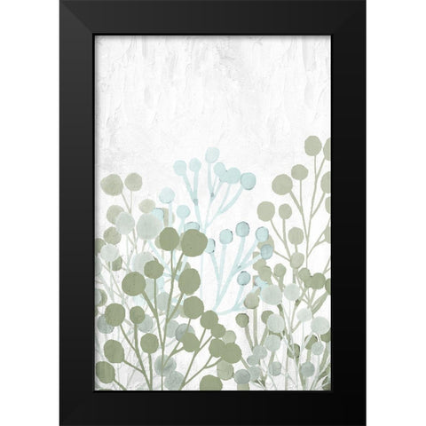 Garden Greens 2 Black Modern Wood Framed Art Print by Allen, Kimberly