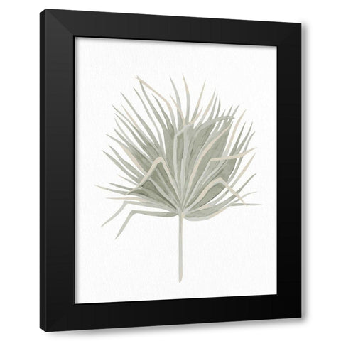 Soft Green 2 Black Modern Wood Framed Art Print with Double Matting by Allen, Kimberly