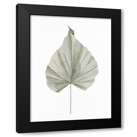 Soft Green 3 Black Modern Wood Framed Art Print with Double Matting by Allen, Kimberly