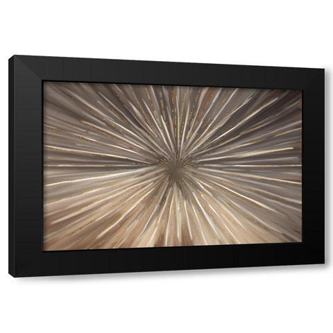 Burst of Life Black Modern Wood Framed Art Print by Allen, Kimberly