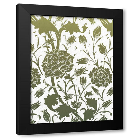 Motif 1 Black Modern Wood Framed Art Print by Allen, Kimberly