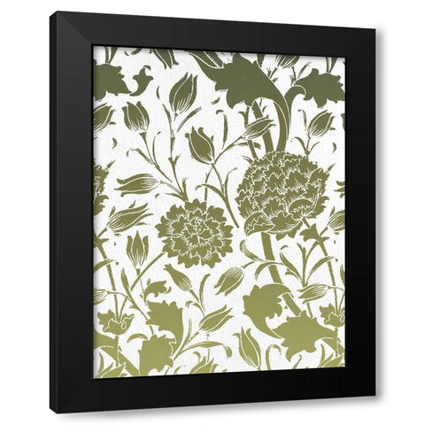 Motif 2 Black Modern Wood Framed Art Print by Allen, Kimberly