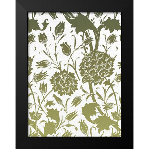 Motif 2 Black Modern Wood Framed Art Print by Allen, Kimberly