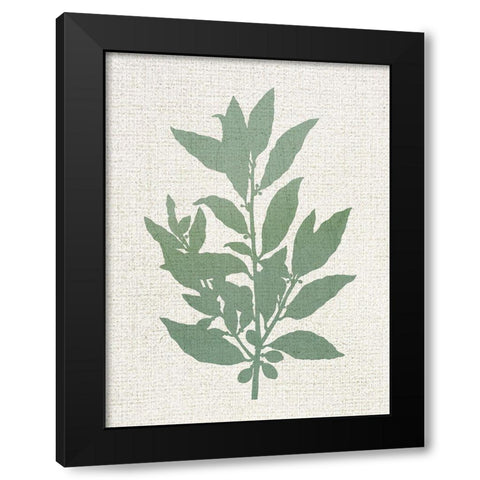 Linen Branches 1 Black Modern Wood Framed Art Print by Allen, Kimberly