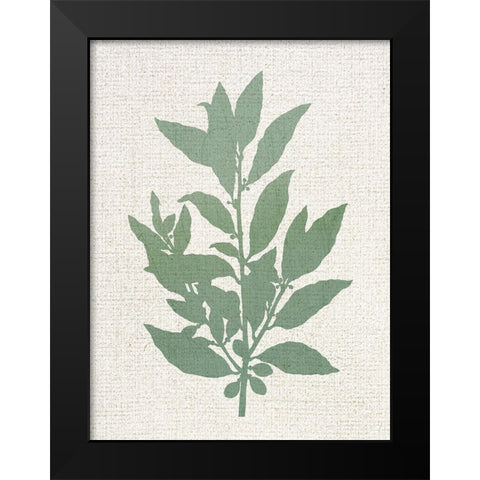 Linen Branches 1 Black Modern Wood Framed Art Print by Allen, Kimberly