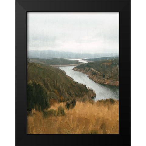 Crest Black Modern Wood Framed Art Print by Allen, Kimberly