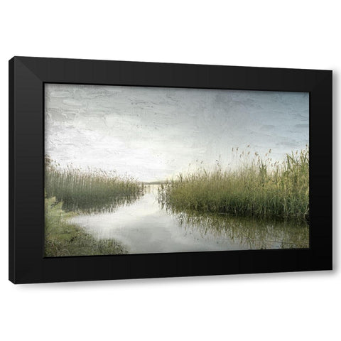 Marsh Black Modern Wood Framed Art Print with Double Matting by Allen, Kimberly