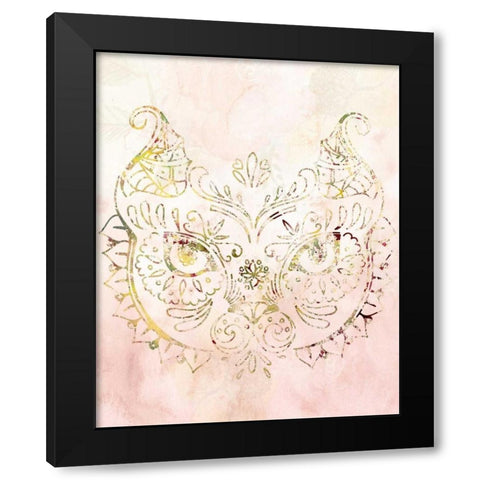 Mandala Wild 2 Black Modern Wood Framed Art Print by Allen, Kimberly
