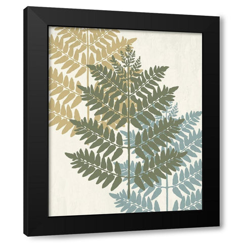 Threes 1 Black Modern Wood Framed Art Print by Allen, Kimberly