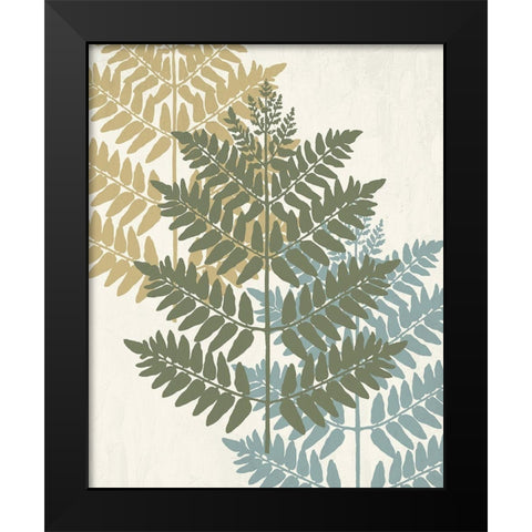 Threes 1 Black Modern Wood Framed Art Print by Allen, Kimberly