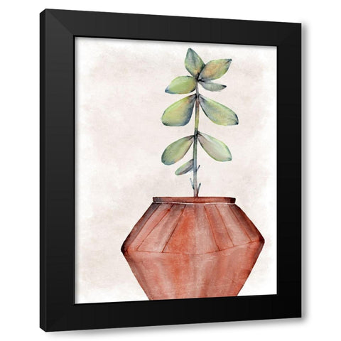 Succulent Plant 2 Black Modern Wood Framed Art Print by Allen, Kimberly