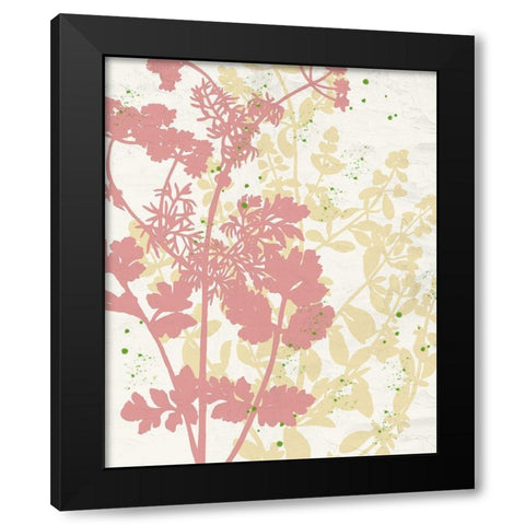 Spring Silhouette 1 Black Modern Wood Framed Art Print by Allen, Kimberly