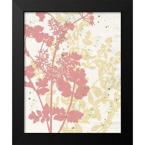 Spring Silhouette 1 Black Modern Wood Framed Art Print by Allen, Kimberly