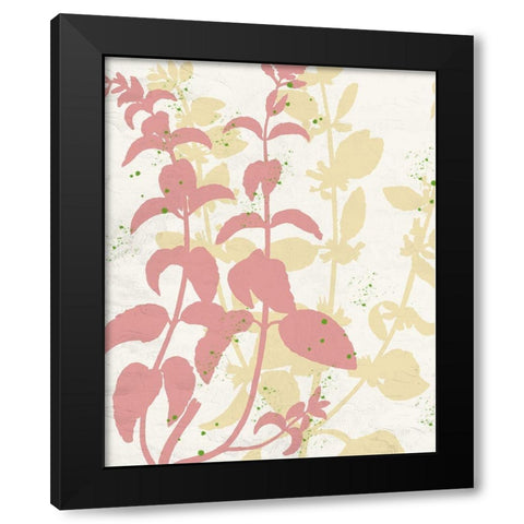 Spring Silhouette 2 Black Modern Wood Framed Art Print by Allen, Kimberly