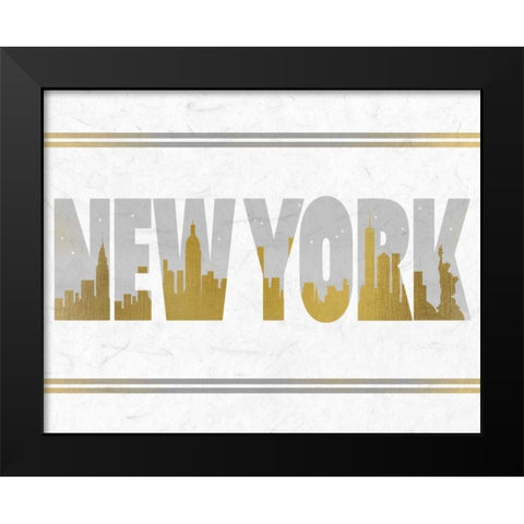 Travel A Black Modern Wood Framed Art Print by Allen, Kimberly