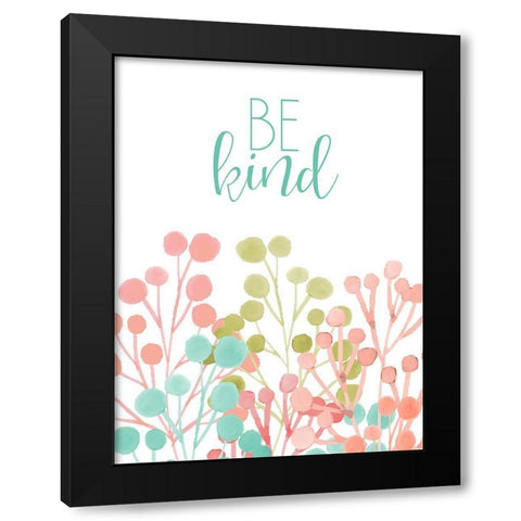 Be 1 Black Modern Wood Framed Art Print with Double Matting by Allen, Kimberly