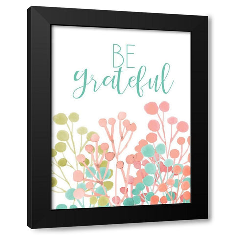 Be 2 Black Modern Wood Framed Art Print by Allen, Kimberly