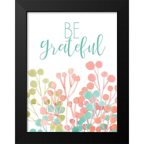 Be 2 Black Modern Wood Framed Art Print by Allen, Kimberly