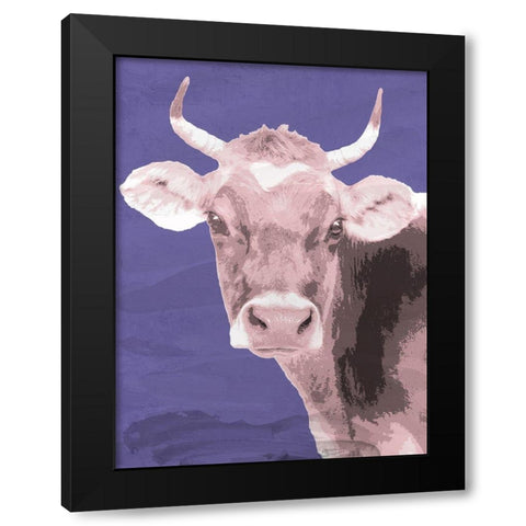 Brown Jersey Black Modern Wood Framed Art Print by Allen, Kimberly