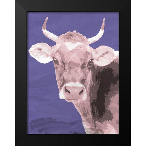 Brown Jersey Black Modern Wood Framed Art Print by Allen, Kimberly