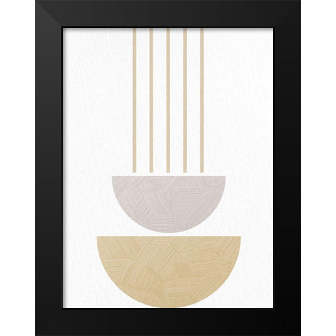 Textured Mid 1 Black Modern Wood Framed Art Print by Allen, Kimberly