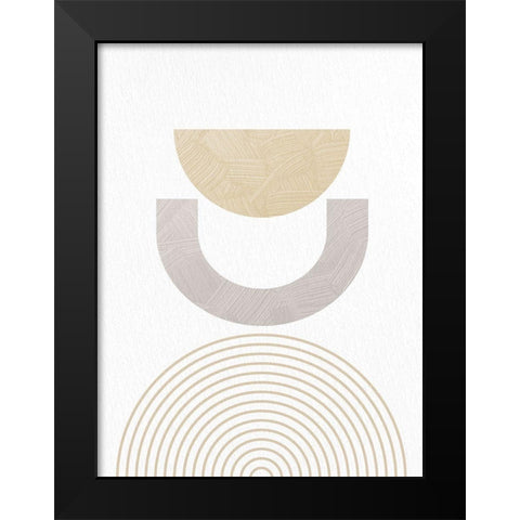 Textured Mid 2 Black Modern Wood Framed Art Print by Allen, Kimberly