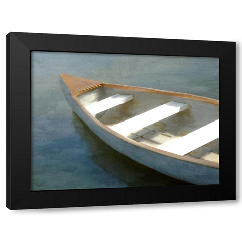 Canoe Time Black Modern Wood Framed Art Print with Double Matting by Allen, Kimberly