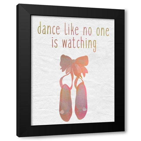 Dance A Black Modern Wood Framed Art Print with Double Matting by Allen, Kimberly