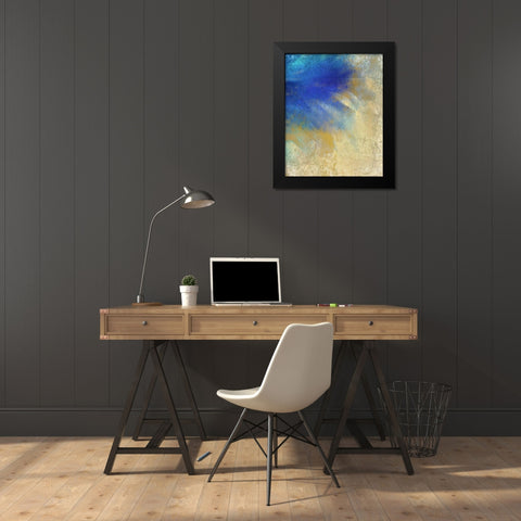 Burst of Color 1 Black Modern Wood Framed Art Print by Allen, Kimberly