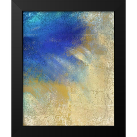 Burst of Color 1 Black Modern Wood Framed Art Print by Allen, Kimberly