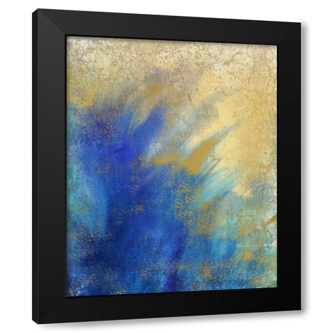 Burst of Color 2 Black Modern Wood Framed Art Print with Double Matting by Allen, Kimberly
