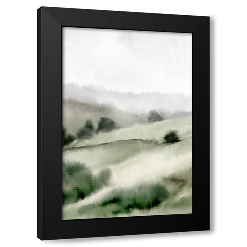 Hillside Black Modern Wood Framed Art Print by Allen, Kimberly