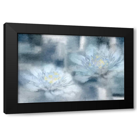 In the Blue Black Modern Wood Framed Art Print by Allen, Kimberly