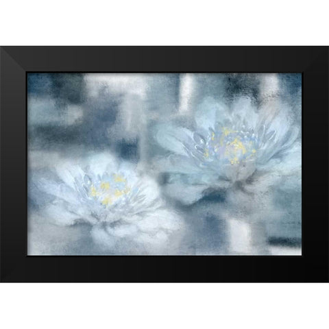 In the Blue Black Modern Wood Framed Art Print by Allen, Kimberly